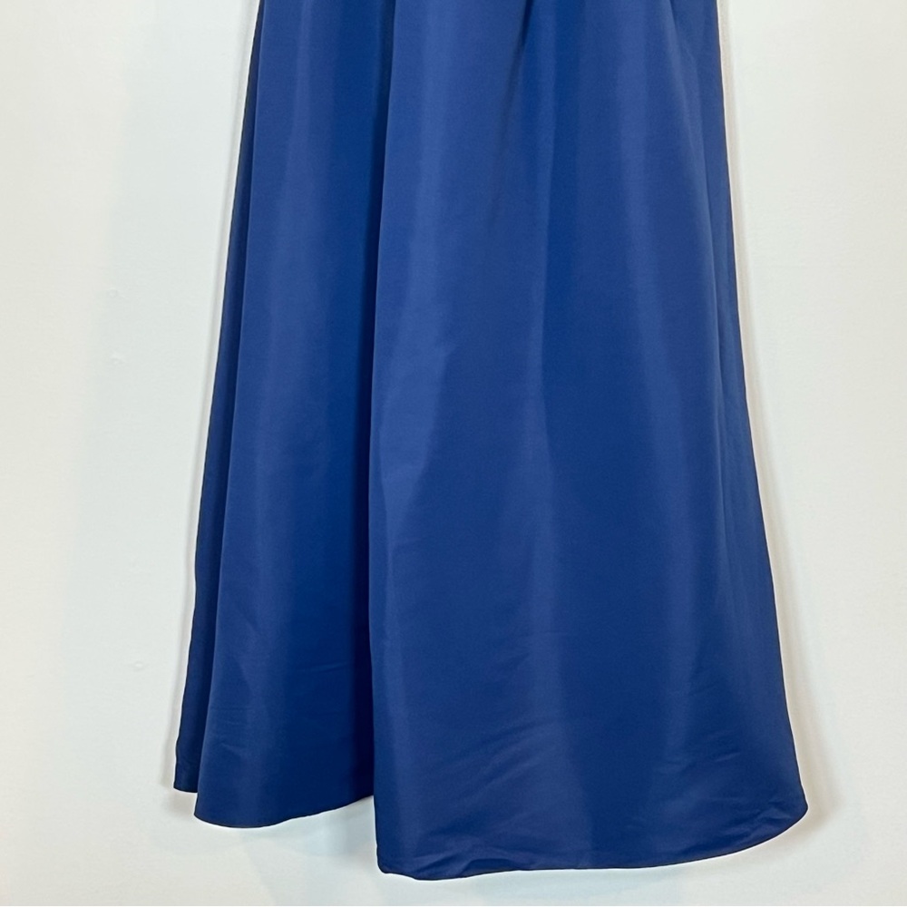 Sachin & Babi Womens Size 4 Katrina Blue Jeweled Bow Gown Long Maxi Dress‎ BHLDN - Picture 8 of 14